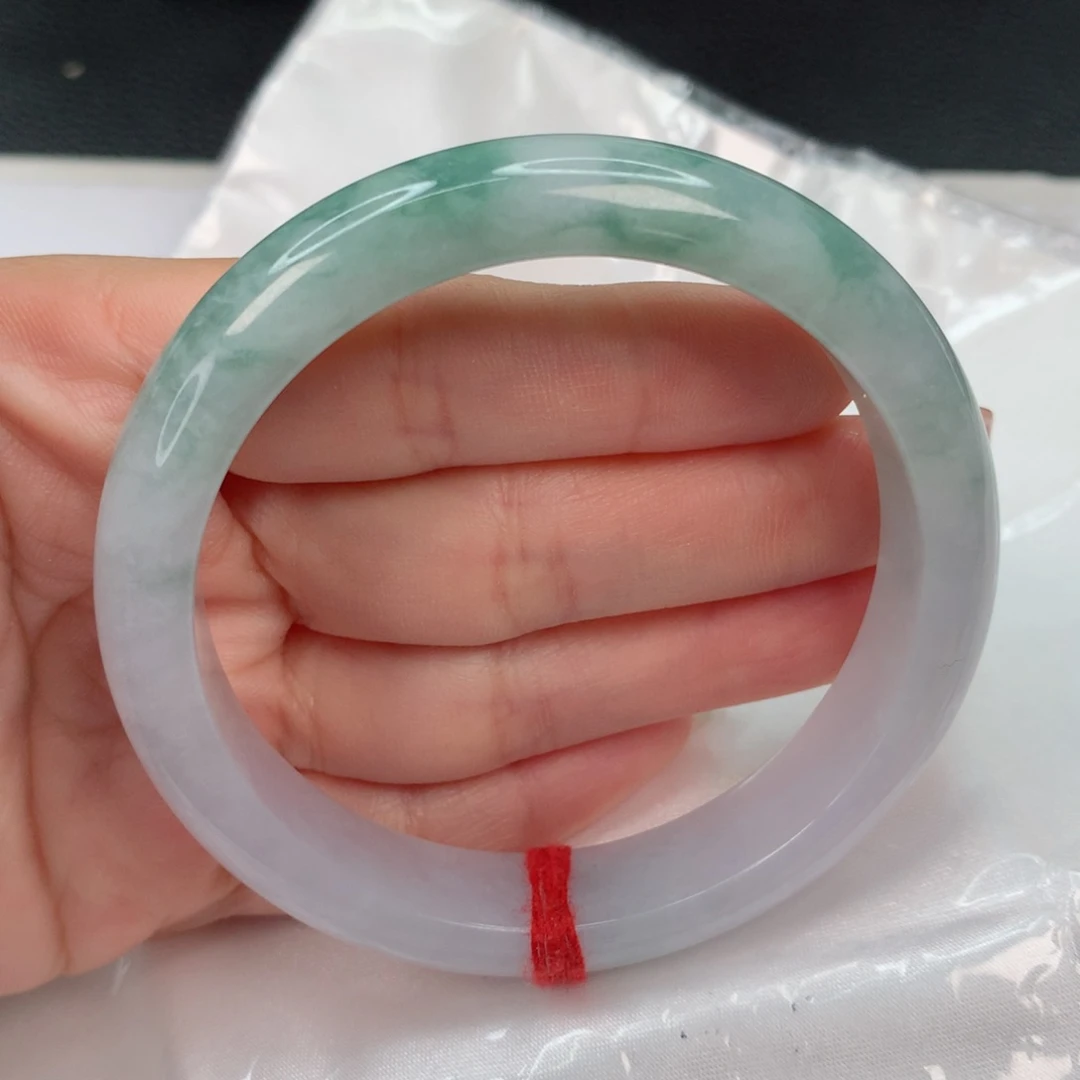 翡翠手镯未镶嵌57-58 飘花