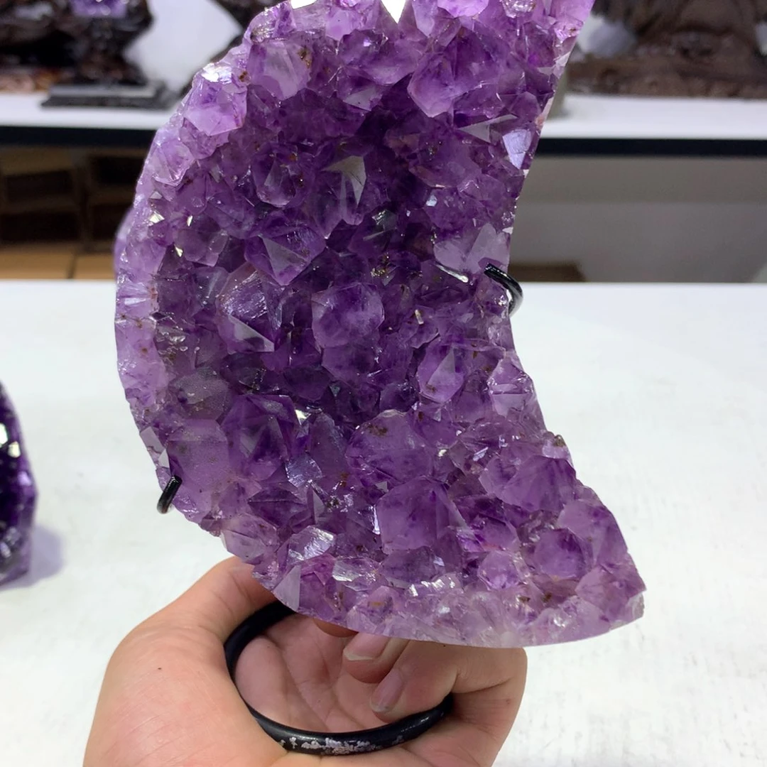 未镶嵌珠宝半成品水晶紫晶35