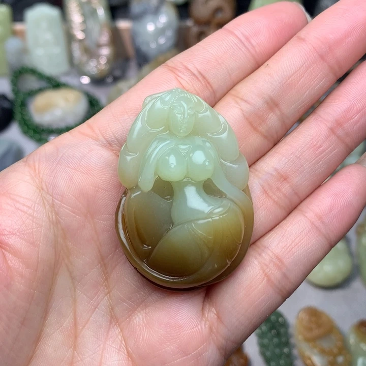 和田玉挂件未镶嵌