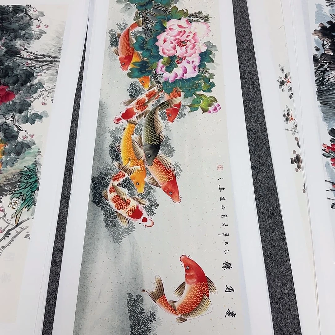 国画180*50纯手绘刘亦凌