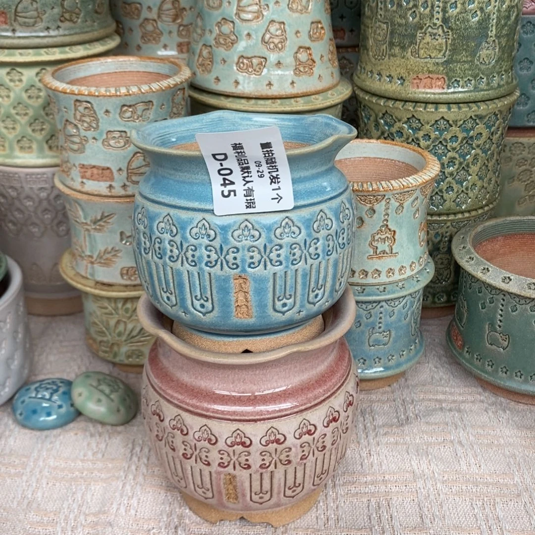 七里烧陶瓷-默认瑕09-29-045-8两个