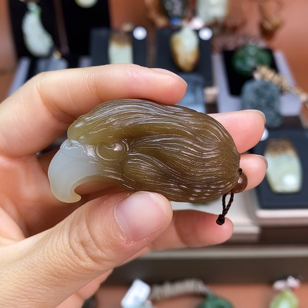 和田玉未镶嵌吊坠(不含链)