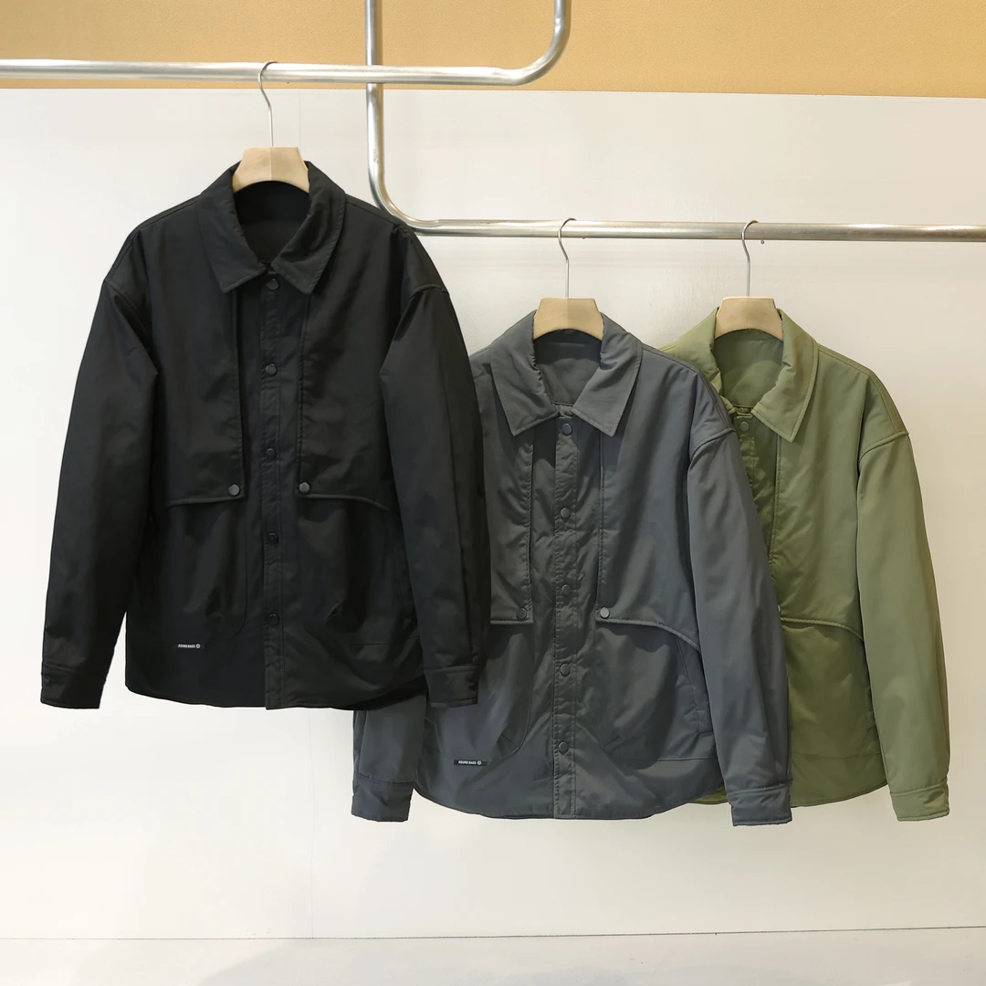 冬季潮牌户外机能工装保暖翻领男保暖棉衣棉服上衣外套