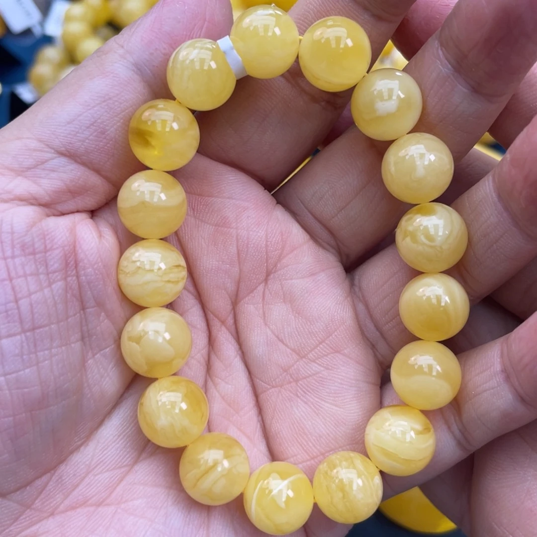 琥珀裸石未镶嵌琥珀蜜蜡11m m