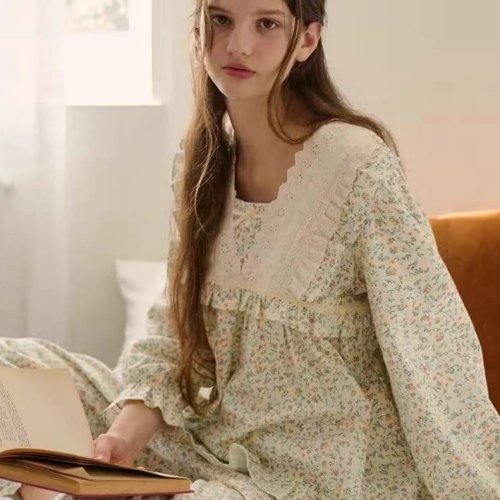 延吉优佰家/韩国UL家棉质新款上下分体套装 25304