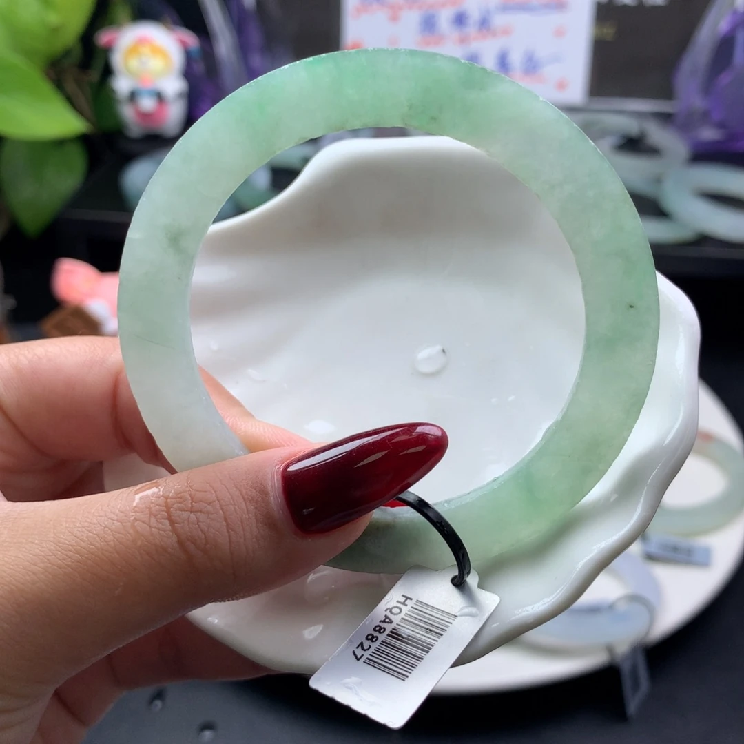 定制翡翠叮当镯未镶嵌55/61