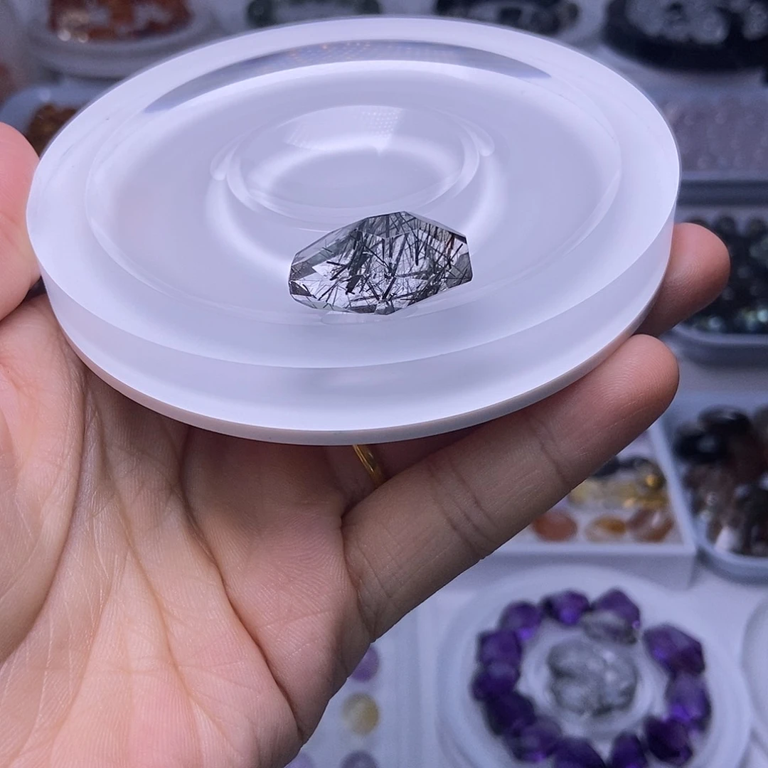 小***者水晶手串未镶嵌定制打孔不退换