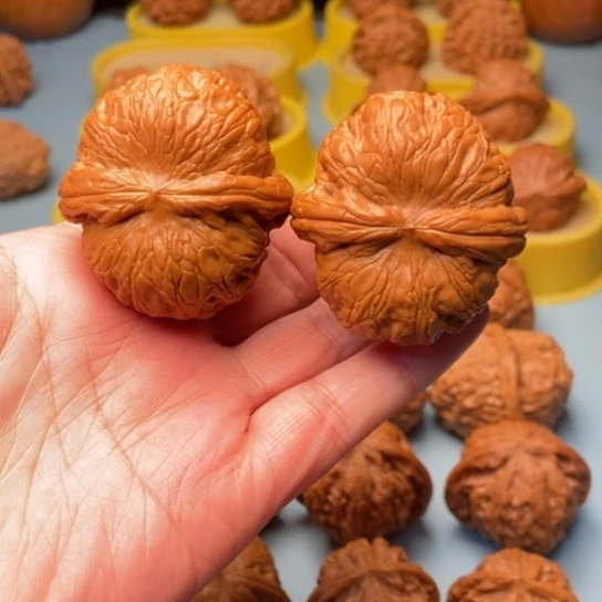 文玩核桃吊坠元宝精对 44