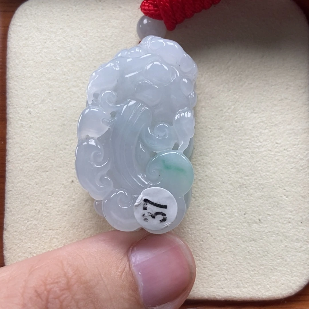 颈饰未镶嵌翡翠如意貔貅吊坠