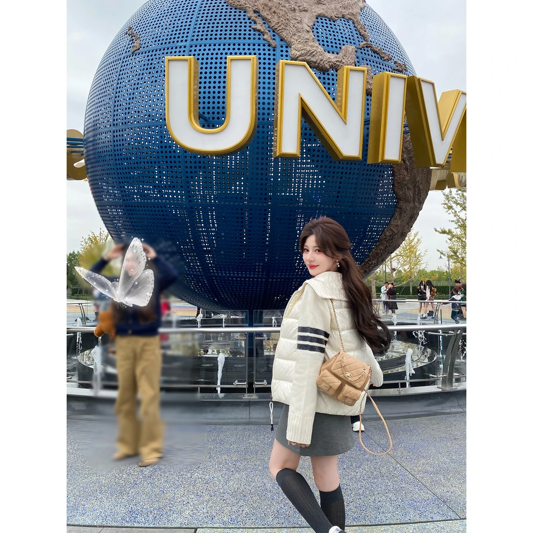 GA盈瓷新款百搭针织拼接休闲短裙 24FW0903