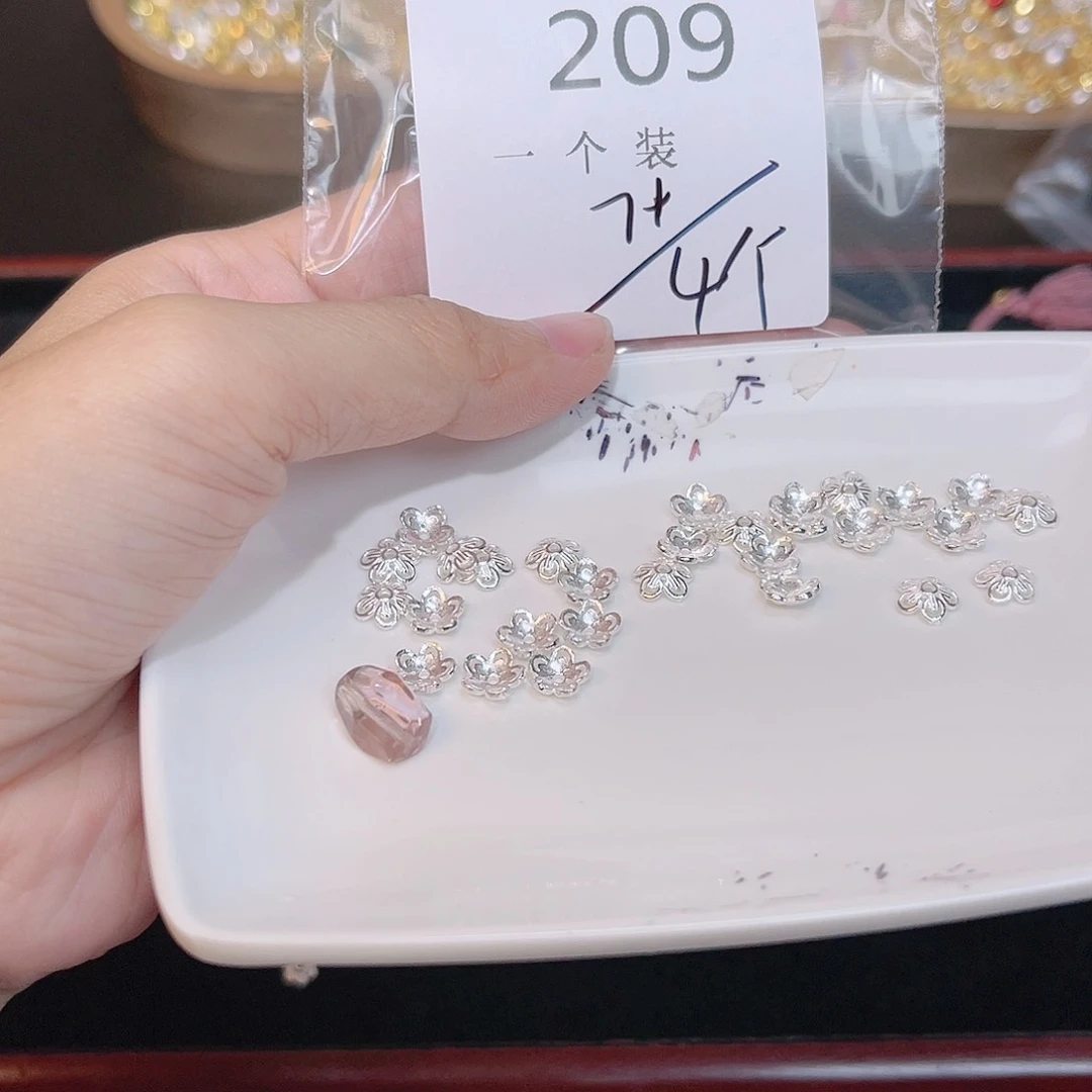 紫晶珠宝半成品银S925镶嵌209