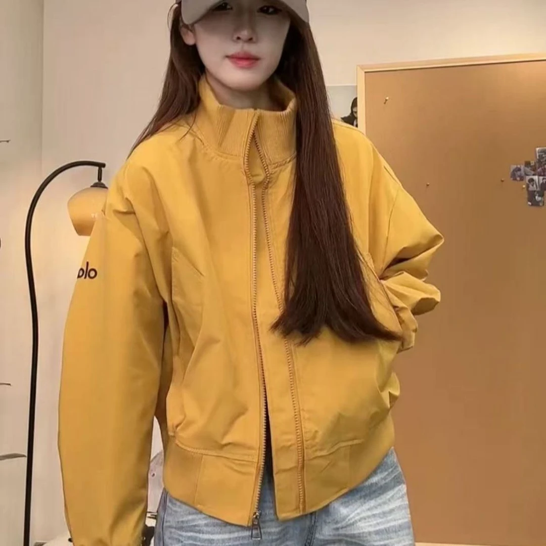 美式复古小个子短款棒球服外套女学生韩版宽松秋季新款夹克上衣潮