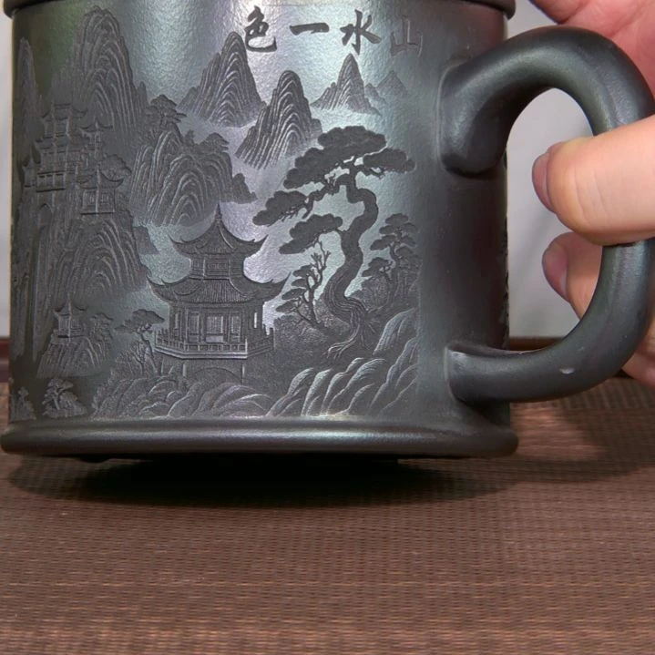 茶杯紫砂高货放漏