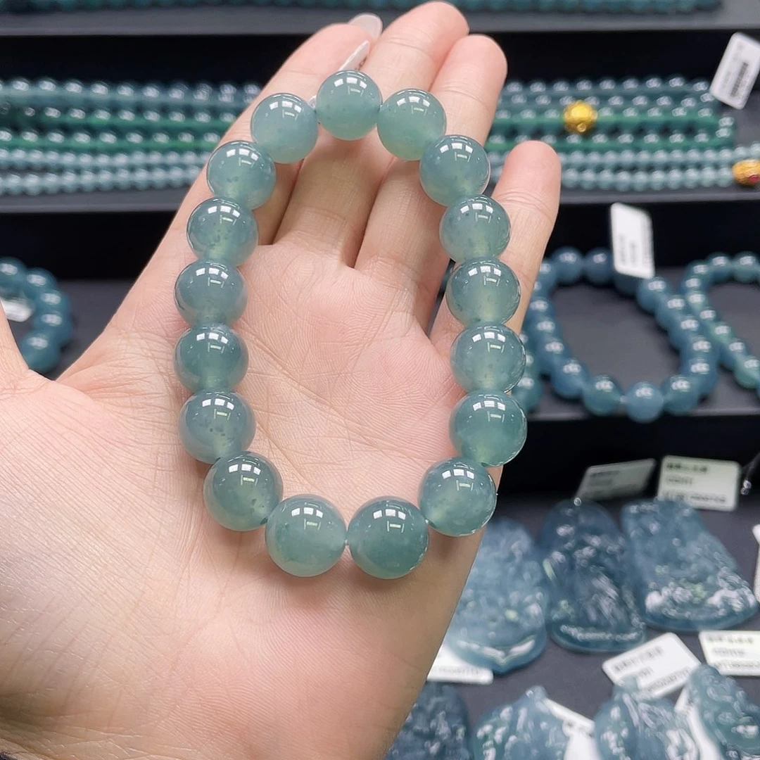 *****翡翠未镶嵌手链卡12.2