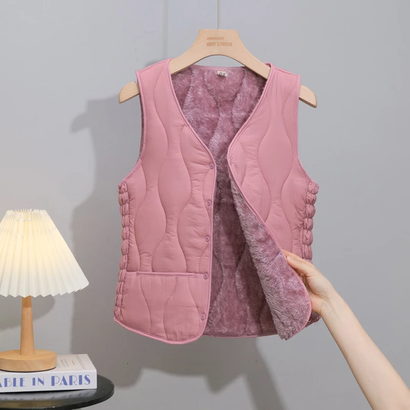 打底马夹秋冬季马甲女款内穿女士外套加绒马甲2025秋冬新款冬