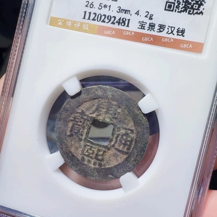铜DX评级币一个，2481