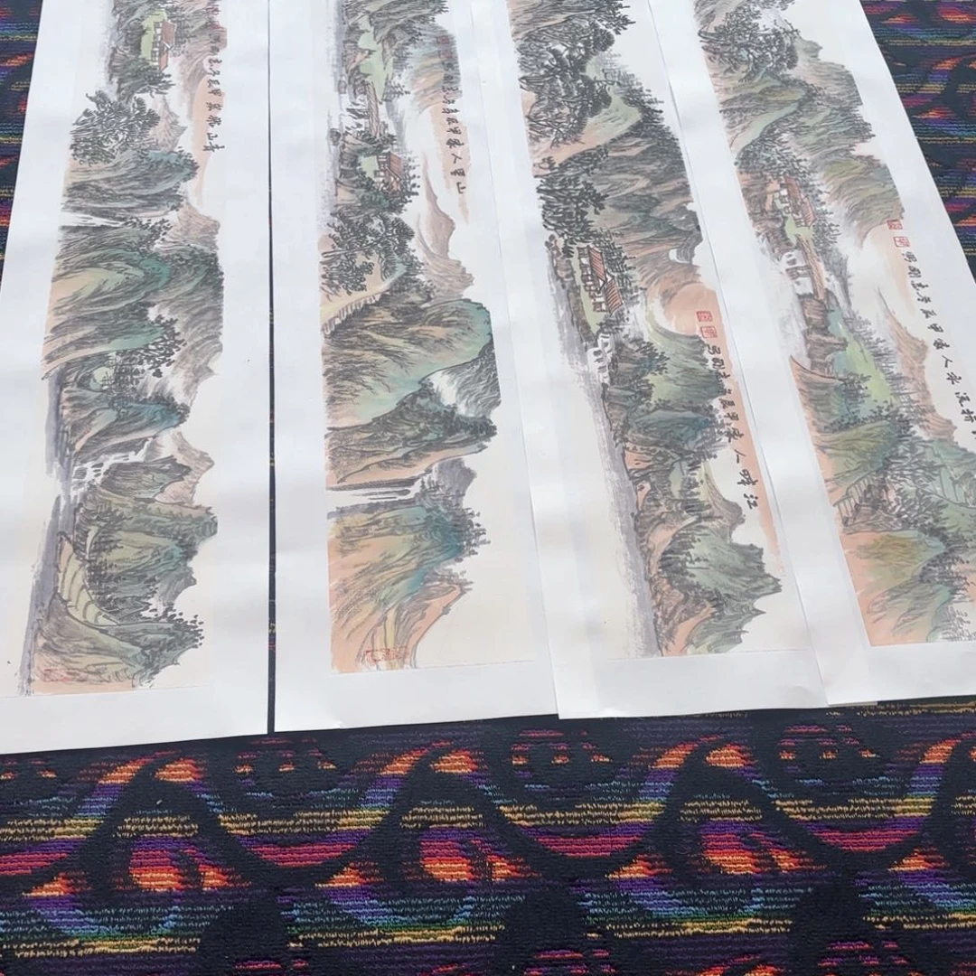 国画清****开郭志刚四条屏138/23
