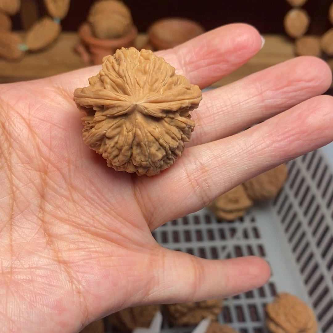 鲁***吃把件文玩核桃文玩
