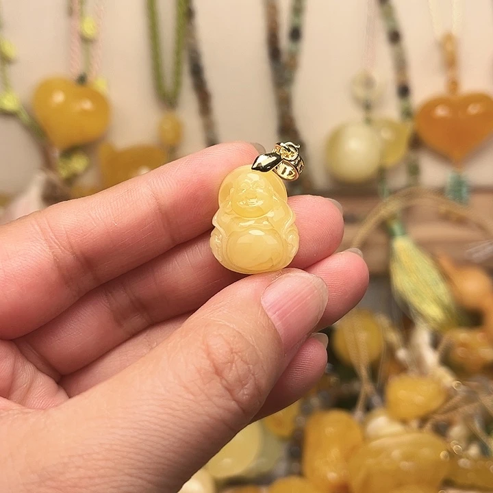 蜜蜡颈饰未镶嵌蜜蜡