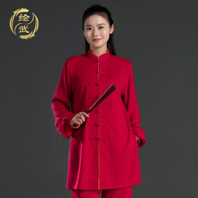 【绘武太极服清欢款】2025年新款太极服中国风八段锦男女高档练功服