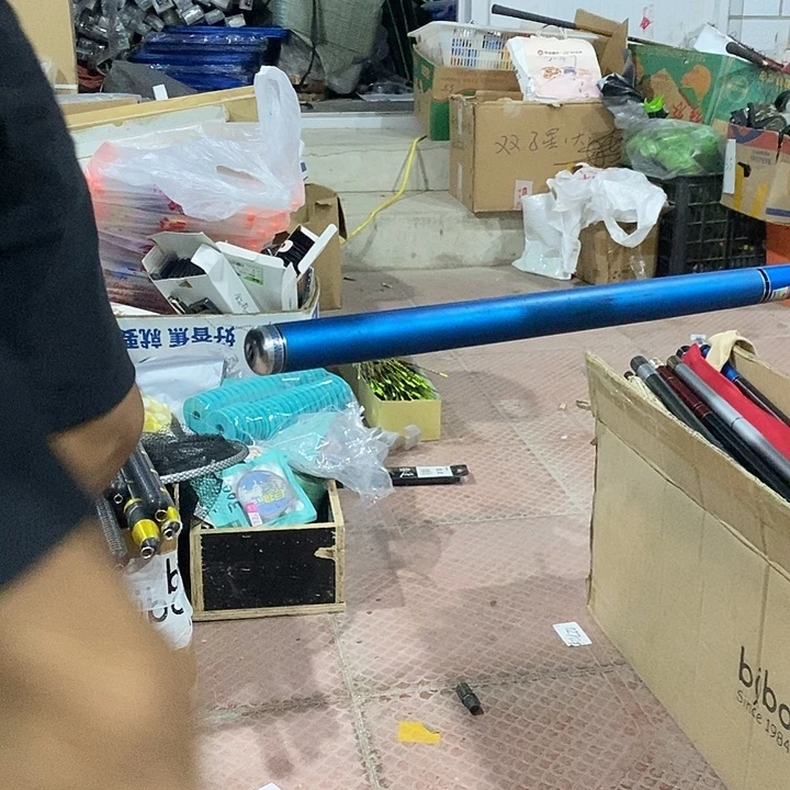 碧波蓝色X9鱼竿3.9米一根原节瑕疵