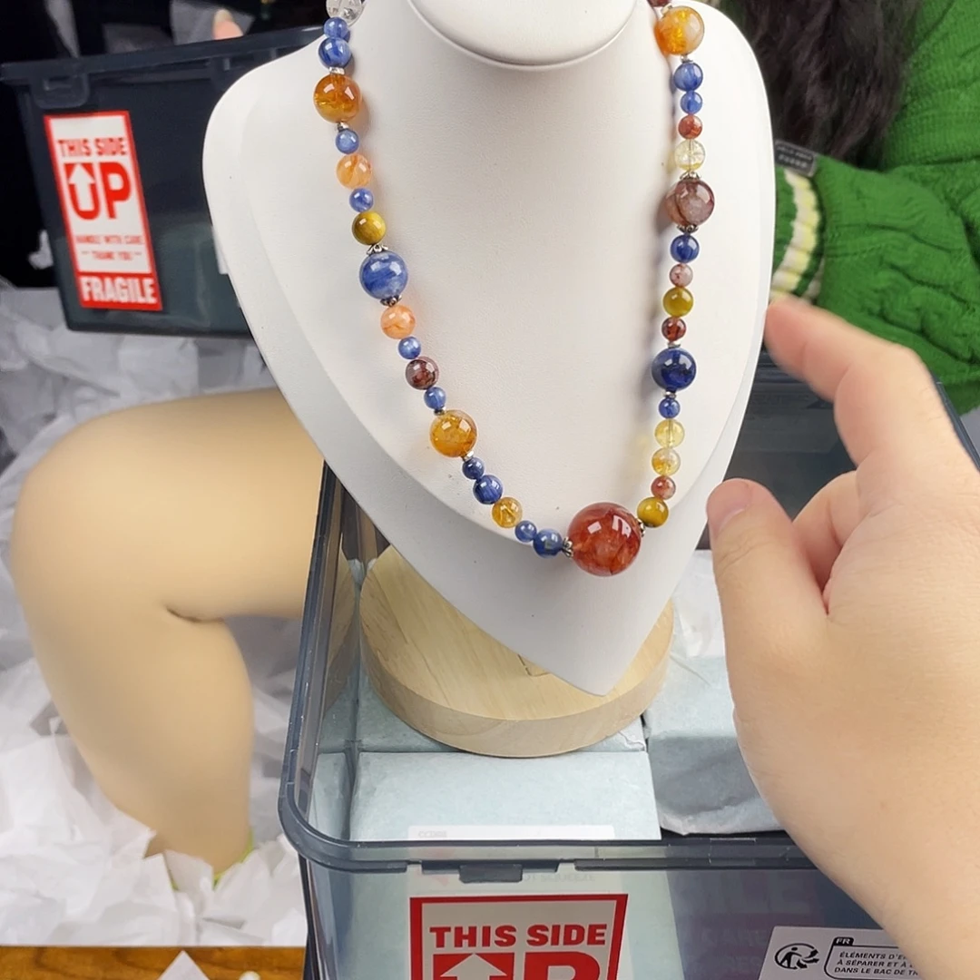 手串银S925镀金镶嵌黄晶