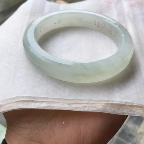 石英质玉（金丝玉）手镯未镶嵌加工定制