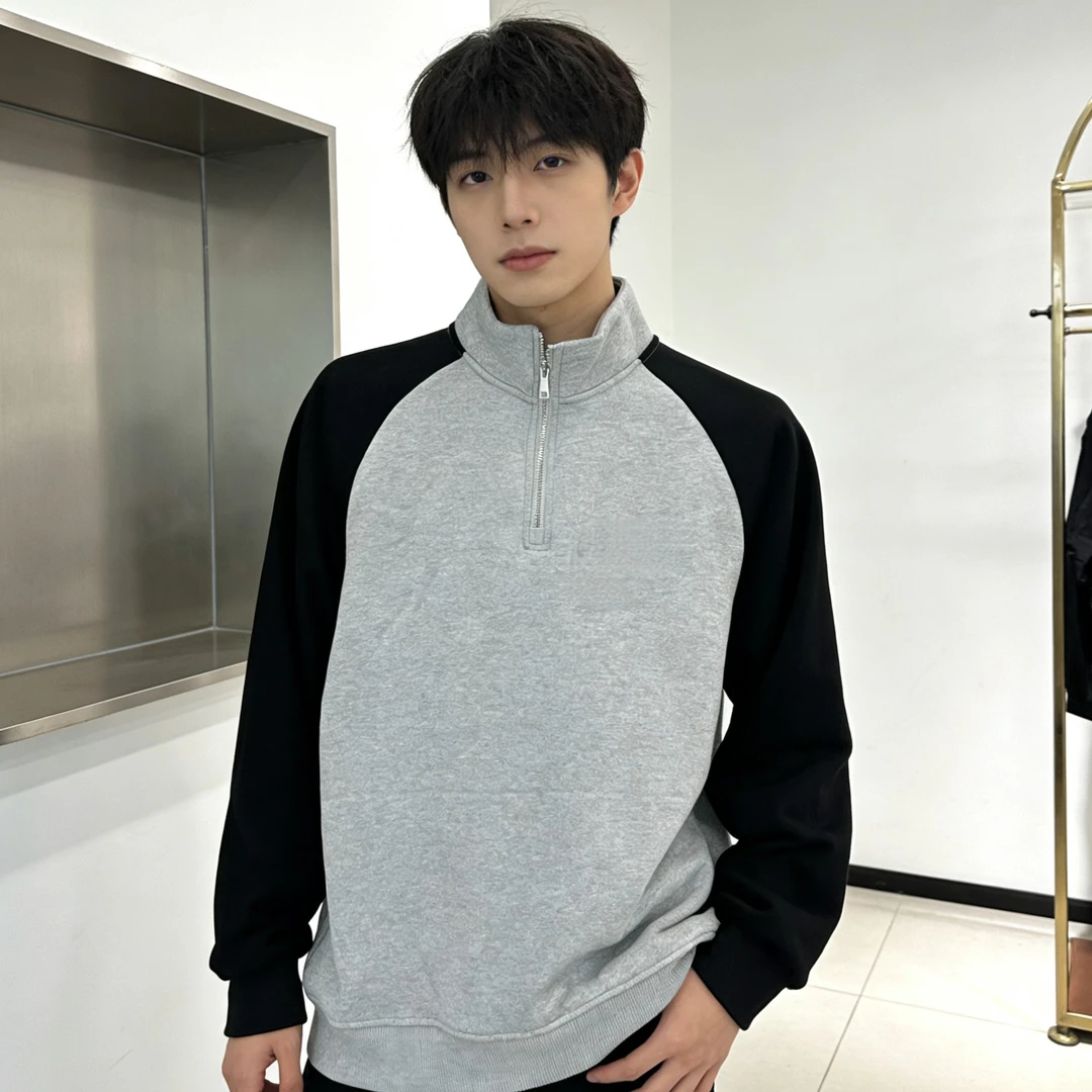 82577设计感款加绒加厚抗皱时尚卫衣