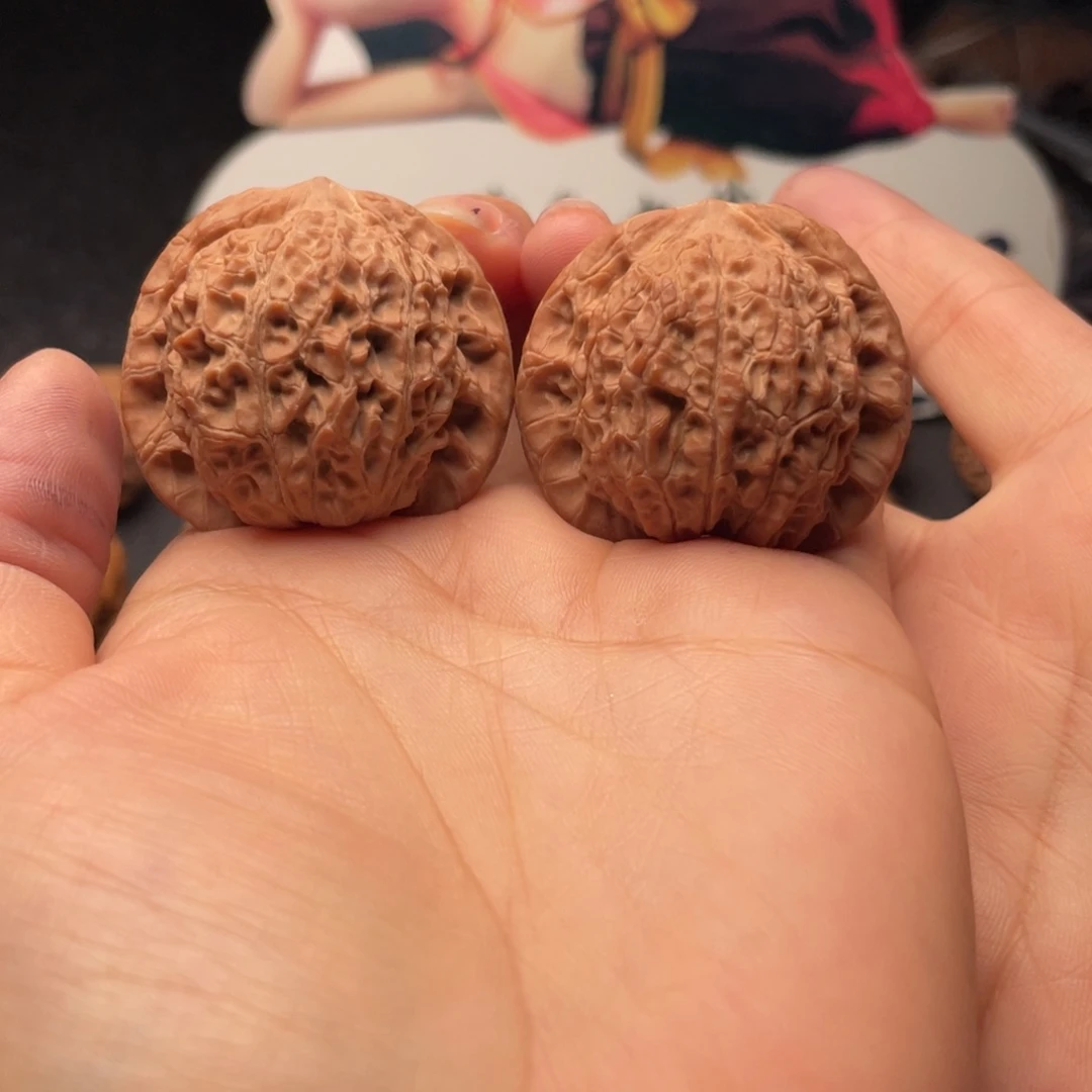 把件文玩核桃W38 38 血麒麟