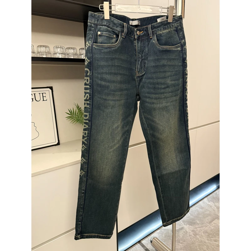 2025秋冬新款百搭男士休闲裤crushdIARy牛仔裤链接裤子040-050