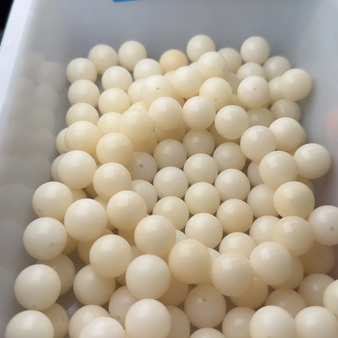 吊坠菩提根/象牙果50颗白圆15