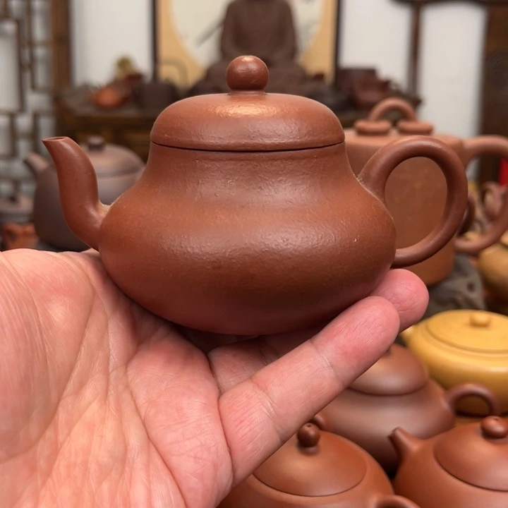 君德壶全手工制作朱泥容量200cc