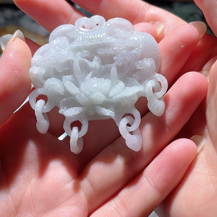 翡翠未镶嵌颈饰天然