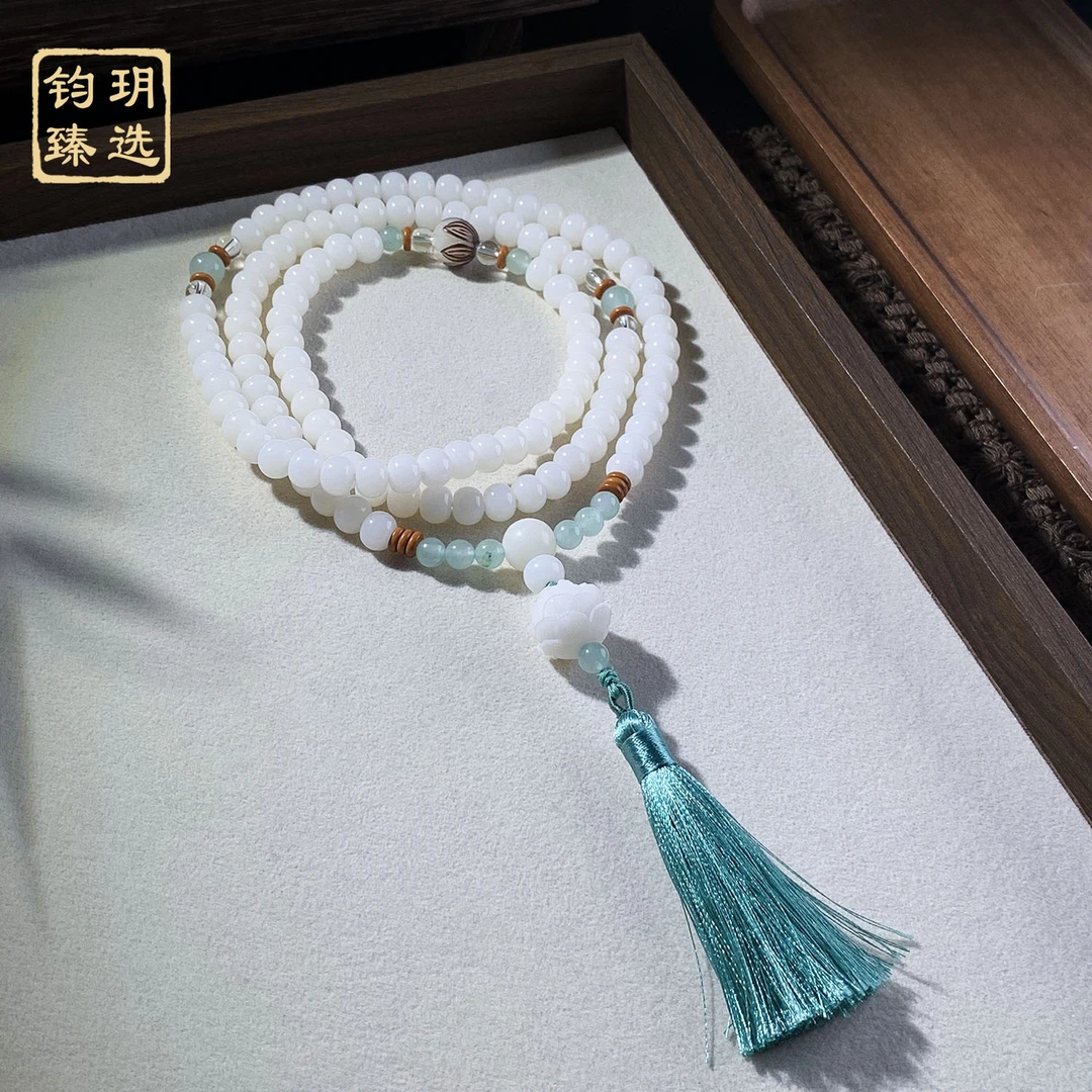 非金属珐琅项链 【粉丝回馈】【古拙】菩提东陵莲花项链 | AT0003