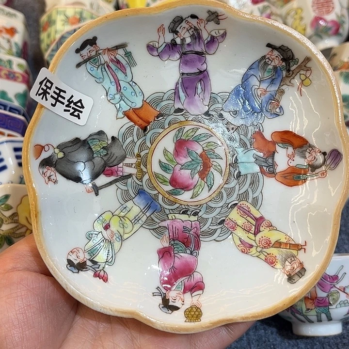 手绘茶杯盖碗陶瓷