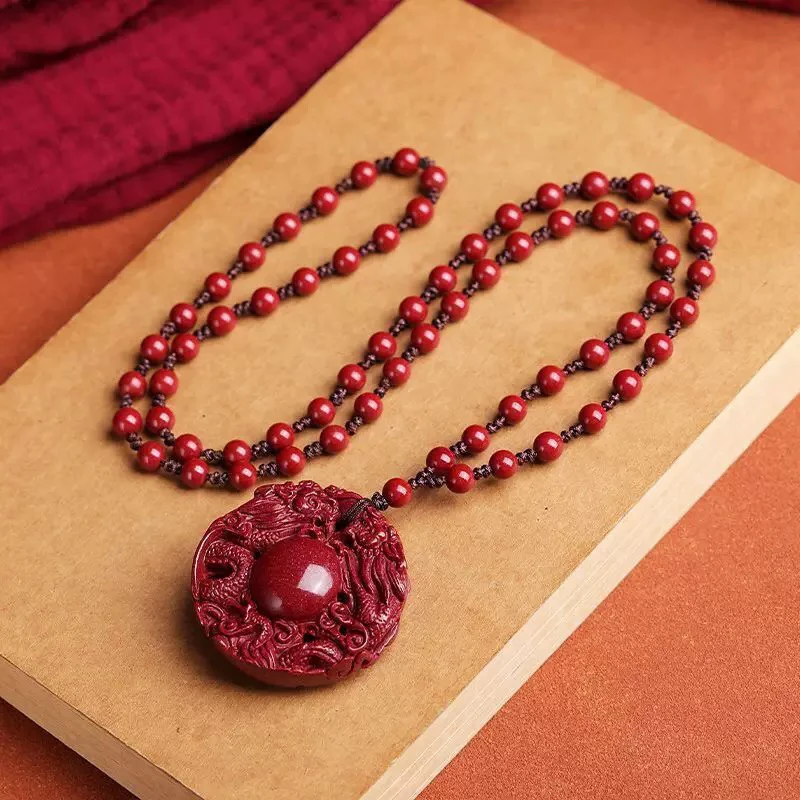 天然辰砂HSMY-1088手串（无礼盒）