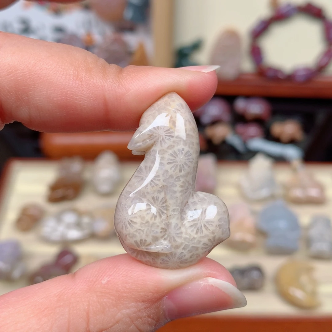 硅化玉未镶嵌颈饰