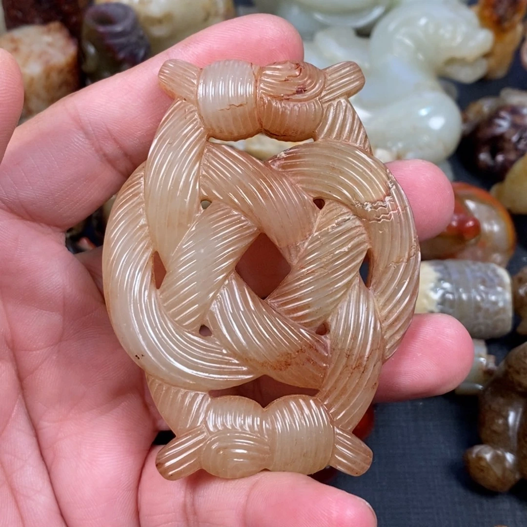 和田玉（糖玉）未镶嵌挂件永*轩