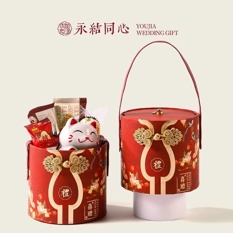 喜糖成品礼盒含糖结婚伴手礼盒装订婚专用高端喜礼送同事糖果套装