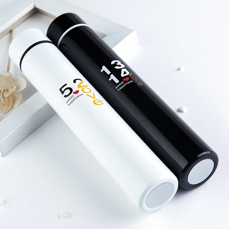 新款情侣保温杯一对礼盒装304不锈钢水杯子创意刻字logo实用礼品