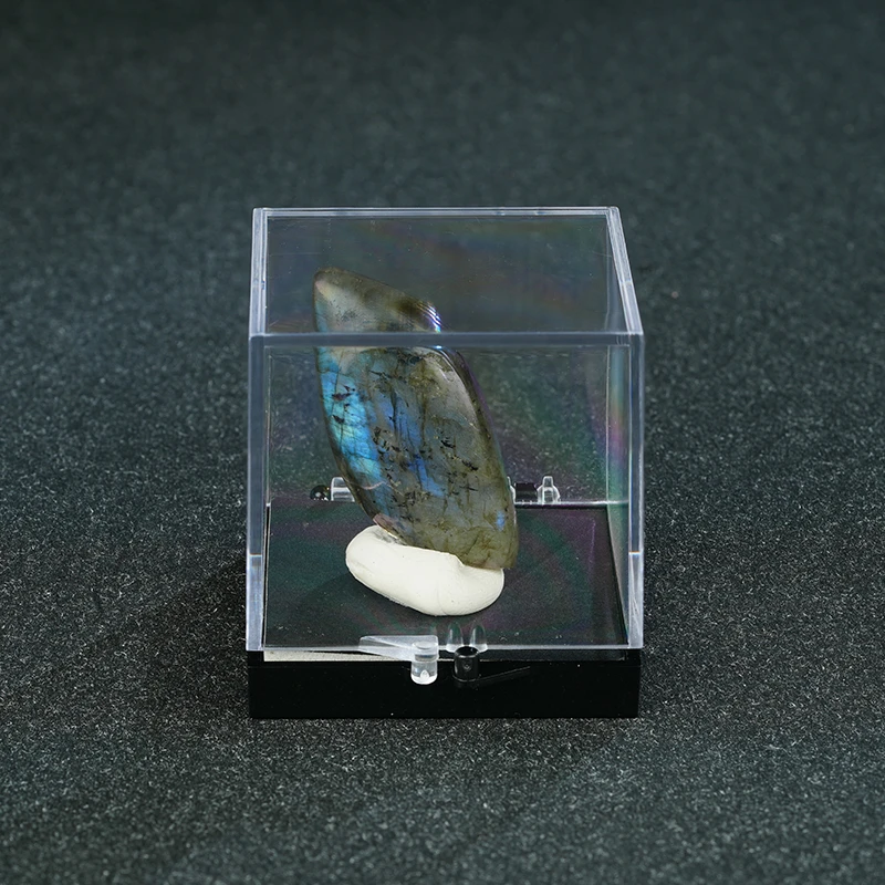 客厅时尚灰蓝色石摆件家居办公创意装饰品节日摆设