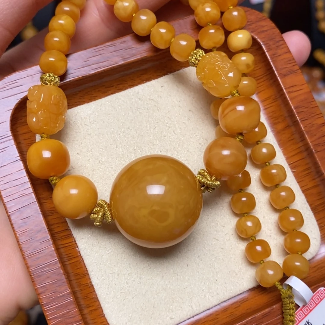 【闪购商品】未镶嵌颈饰蜜蜡项链