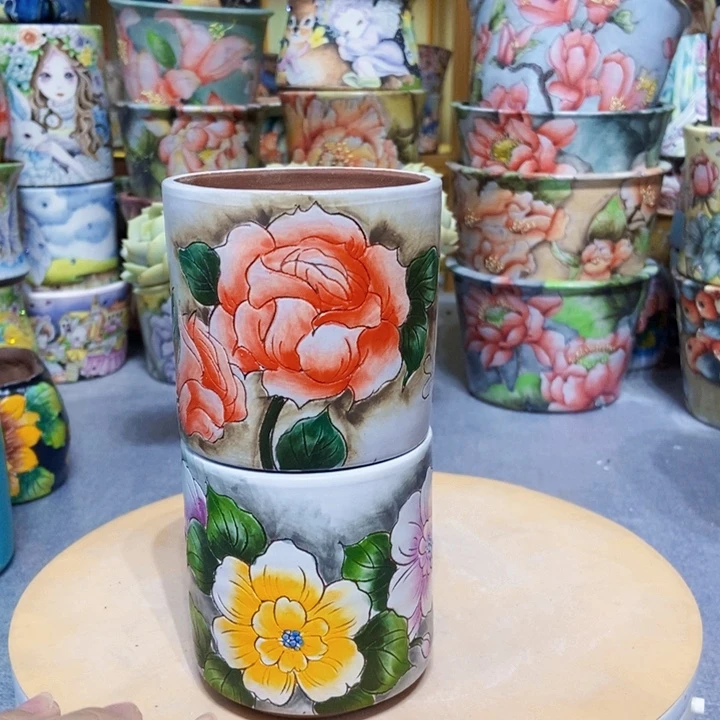 景德镇艺术手绘作品