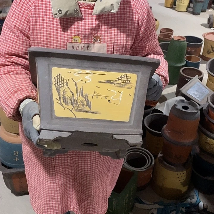 紫砂花盆紫砂花盆