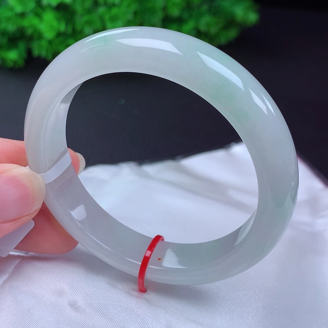 翡翠未镶嵌手镯55圈口432704