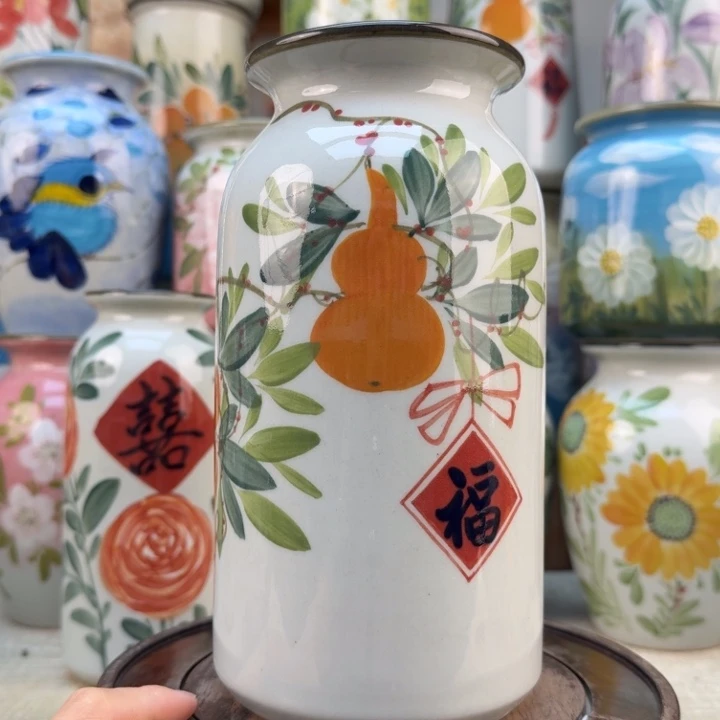 瓷片花瓶6535655665656565