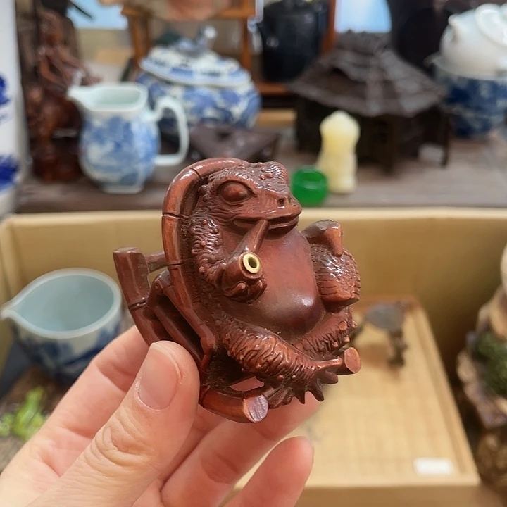 木中古工艺品摆件