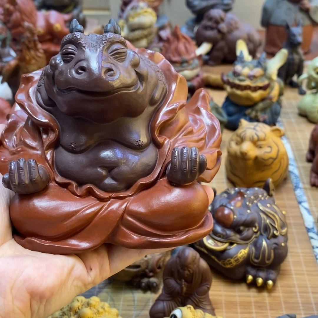 紫砂茶宠在佛法华经