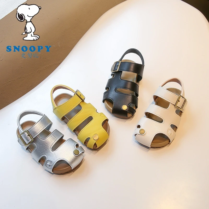Snoopy/史努比2025夏季新款男女童鞋休闲沙滩鞋幼儿园