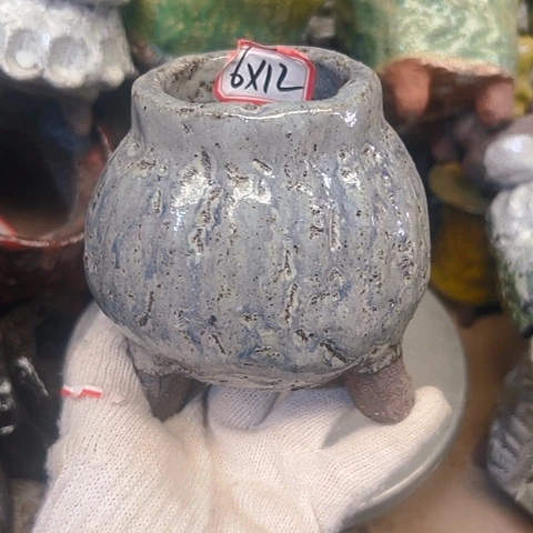 粗陶花盆手工花盆制作